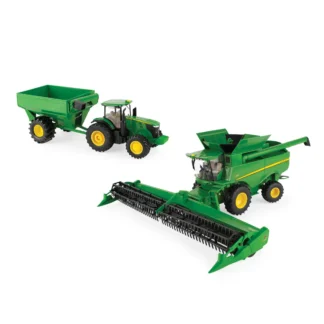John Deere sett med S780, 7240R og Korn Henger Ertl/Britains 1/32