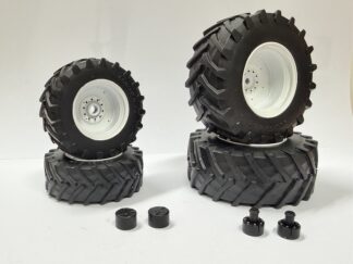 Hjulsett Trelleborg Hvit