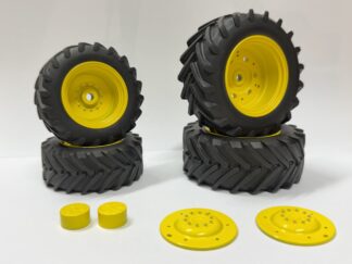 Hjulsett John Deere 8R Gul