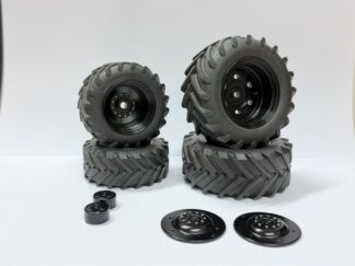 Hjulsett John Deere 8R Black