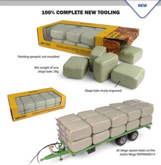 Pakke med 20 firkantede siloballer Grønn - 1/32